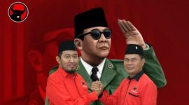 Ketua DPC PDI Perjuangan Sumenep, Achmad Fauzi Wongsojudo bersama Sekretaris DPC PDI Perjuangan Sumenep, Abrari (foto: istimewa) 