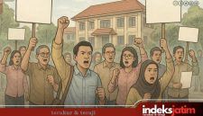 Ilustrasi Guru Honorer Demo Disdik Sumenep (Foto: Ils. Indeks Jatim)