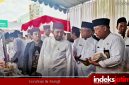 Bupati Sumenep, dr. H. Achmad Fauzi Wongsojudo, SH.,MH di dampingi Direktur BPRS Bhakti Sumekar Hairil Fajar saat Bazar UMKM BPRS Bhakti Sumekar (Foto: for Indeks Jatim)