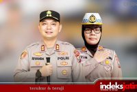 AKBP Rivanda, S.I.K, Kapolres Sumenep dan Kasat Lantas Polres Sumenep, AKP Ninit Titis Dewiyani, S.E.,