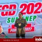 Rusydiyono, Ketua Dewan Pimpinan Cabang (DPC) Persatuan Wartawan Republik Indonesia (PWRI) Kabupaten Sumenep saat memberikan sambutan di FGD 2025 menuju Porprov 2027 di Pendopo Agung Keraton Sumenep (Foto: Rez Indeks Jatim)