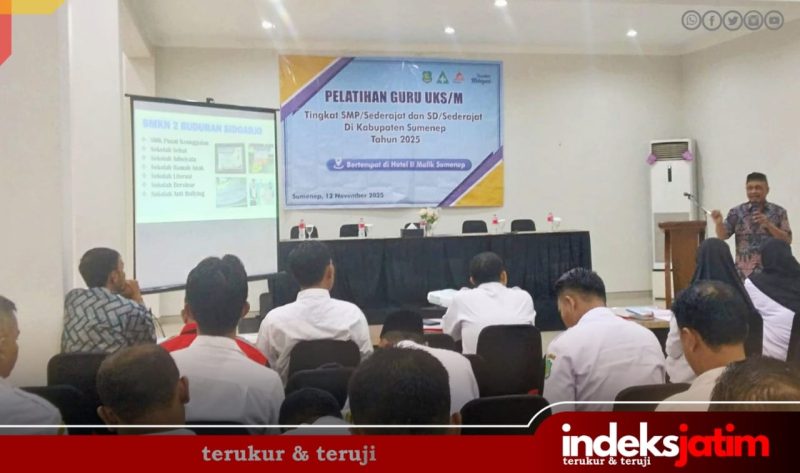 Pemkab Sumenep Gelar Pelatihan Guru UKS/M untuk Perkuat Program Sekolah Sehat
